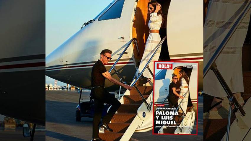 Paloma Cuevas y Luis Miguel, inseparables en su gira mundial