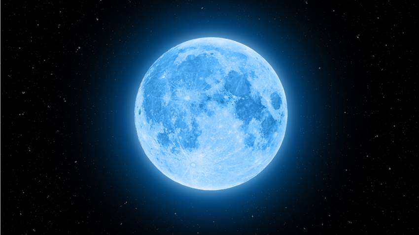 La luna azul llenará de magia la noche de Halloween ¿Por qué se pone de ese color?
