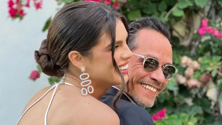 Marc Anthony y Nadia Ferreira derrochan amor y estilo en la boda de Brooklyn Beckham