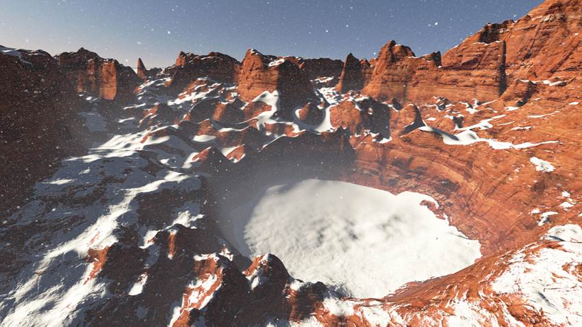 Un nuevo hallazgo desafía las creencias que se tenían sobre el agua en Marte