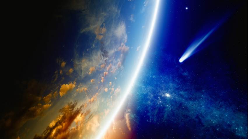 Un cometa se desintegró antes de llegar a la Tierra: la NASA grabó el increíble momento