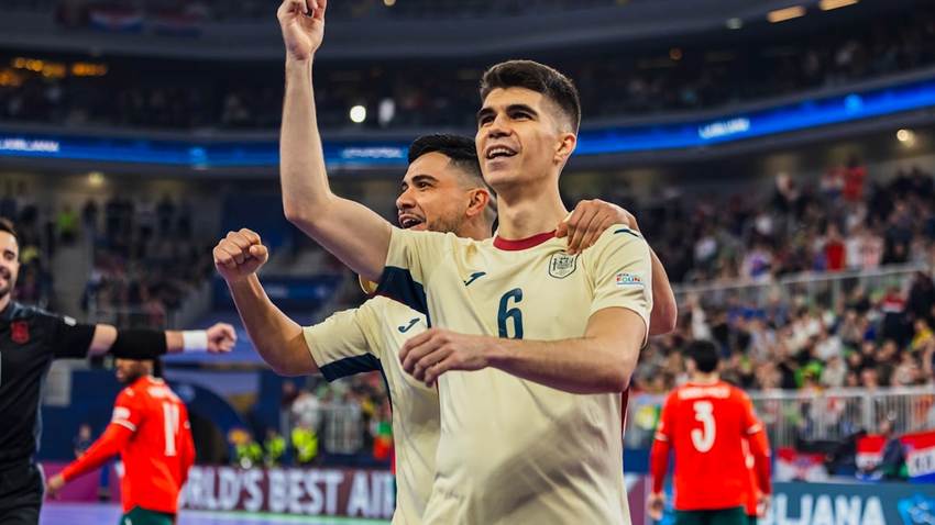 España se toma la revancha ante Portugal y alza su octavo Europeo de Fútbol Sala