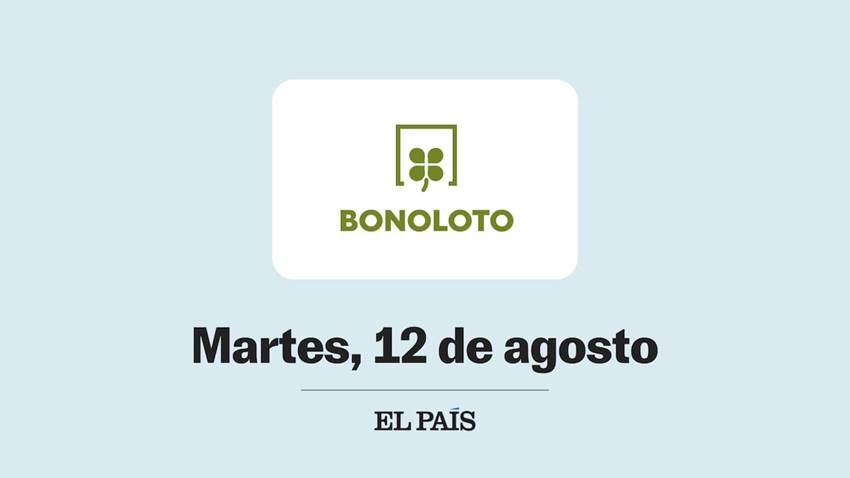 Bonoloto: comprobar sorteo del martes 12 de agosto