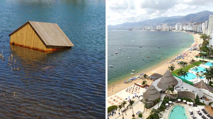 Acapulco y otras playas mexicanas que se hundirán por el calentamiento global, según la NASA