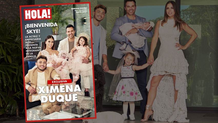 Ximena Duque, en su posado más especial, nos presenta a su hija Skye
