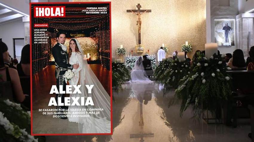 Alex Fernández y Alexia Hernández se han casado en una boda de ensueño