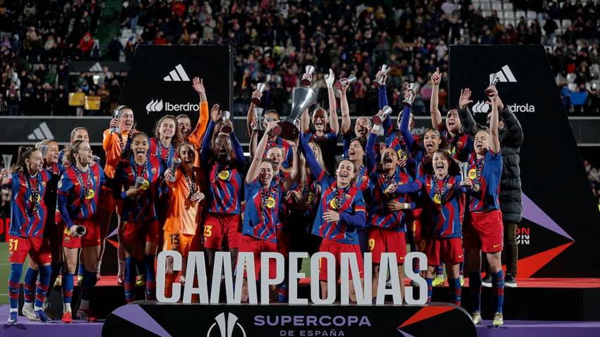 El Barça se corona por sexta vez en la Supercopa ante el mejor Madrid