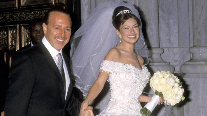 Thalía y Tommy Mottola celebran 21 años de casados