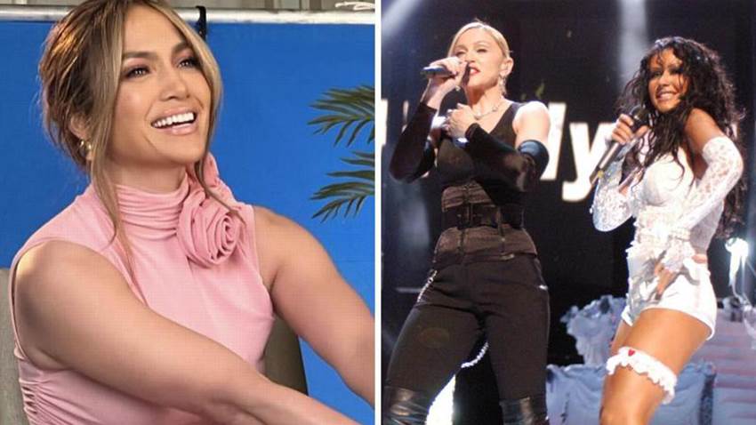 Jennifer Lopez revela que el beso de Madonna a Christina Aguilera era para ella