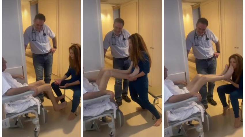 Entre su papel como madre y un corazón roto, Shakira es la más comprometida con la recuperación de su papá