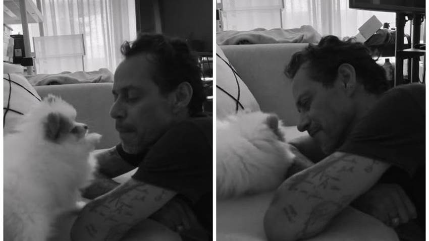 Marc Anthony presume su lado más tierno con Blue, el pequeño que lleva su apellido