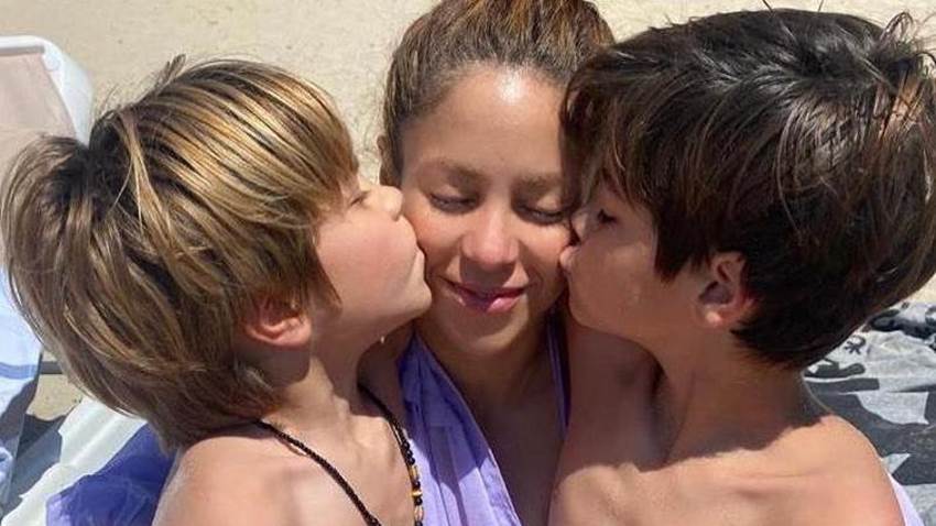 Milan y Sasha, hijos de Shakira, derriten a todos al cantar el nuevo éxito de su mamá
