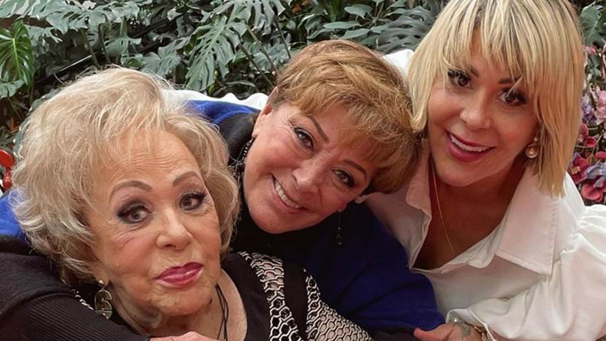 Silvia Pinal reaparece en las redes sociales junto a Alejandra Guzmán