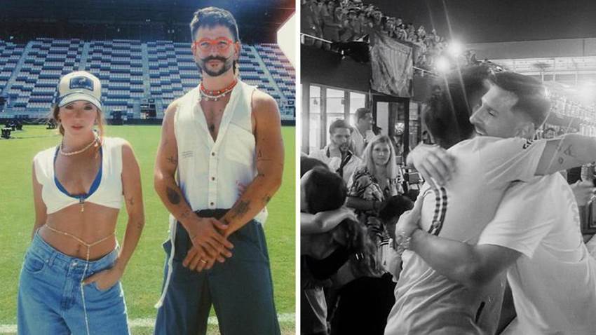 Camilo no puede con la emoción por conocer a Messi en persona