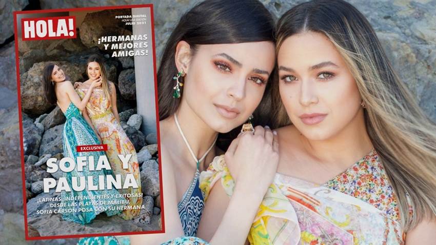 EXCLUSIVA: Sofia Carson y Paulina Char, hermanas y mejores amigas que brillan con luz propia