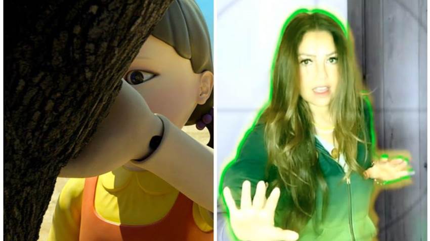 Thalía se suma al ‘Juego del Calamar’ con su canción ‘Piel Morena’... ¡y perdió!