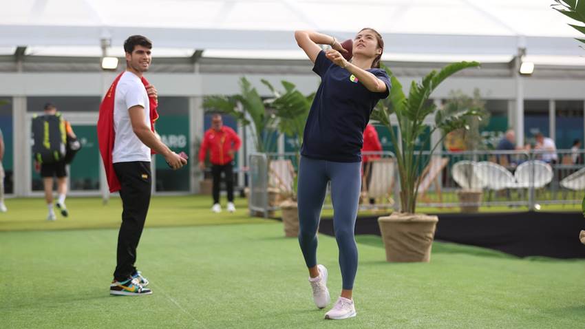 Peligra el debut del dúo Alcaraz - Raducanu, la pareja que podría no ser en el US Open