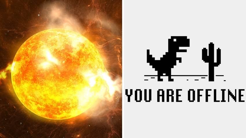 Una supertormenta solar podría dejarnos sin Internet en todo el mundo: así sucederá