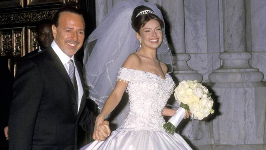 Thalía y Tommy Mottola celebran 22 años de casados