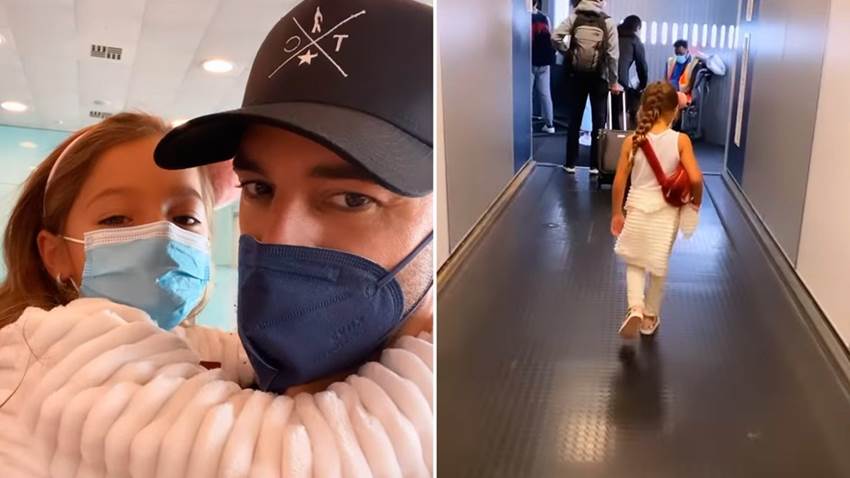 Toni Costa y su hija Alaïa, en el momento más especial en su primer baile padre e hija