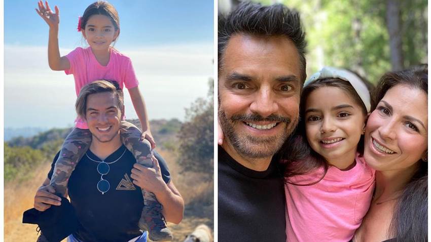 Vadhir Derbez se muestra como el mejor hermano mayor para la pequeña Aitana