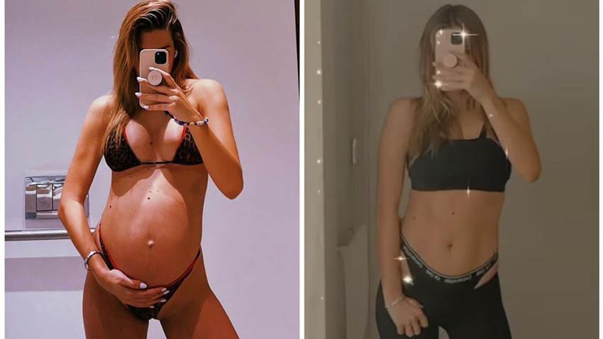 Valentina Ferrer, novia de J Balvin, presume su cuerpo postparto a nueve días de dar a luz