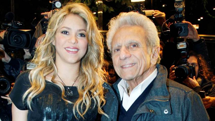 Shakira celebra la vida de su padre con un dulce mensaje por su cumpleaños 90