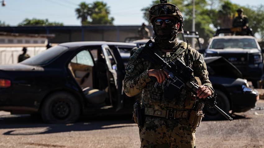 La Marina detiene a nueve personas tras un ataque cerca de Culiacán