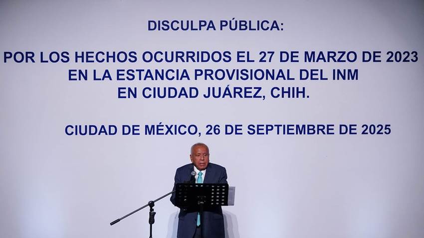 Garduño cumple con la orden del juez y pide “una sincera disculpa” por la muerte de 40 migrantes en un incendio en un centro en Ciudad Juárez