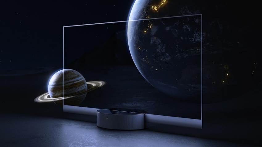 Xiaomi presentó la primera televisión transparente del mundo y venció a la competencia