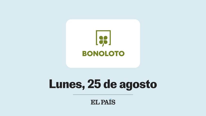 Bonoloto: comprobar sorteo del lunes 25 de agosto